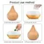 Humidificador Difusor Ultrasónico 400ML Madera