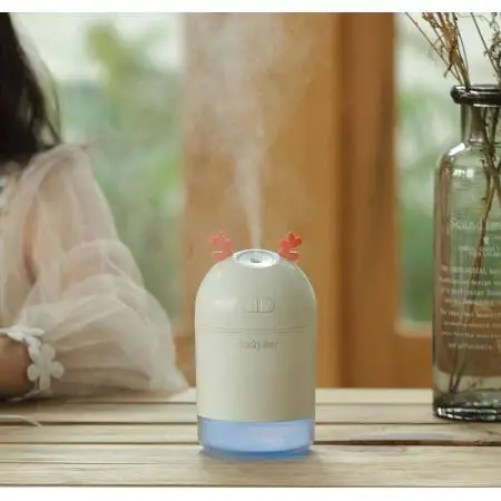 Humidificador ciervo 400 ml Blanco