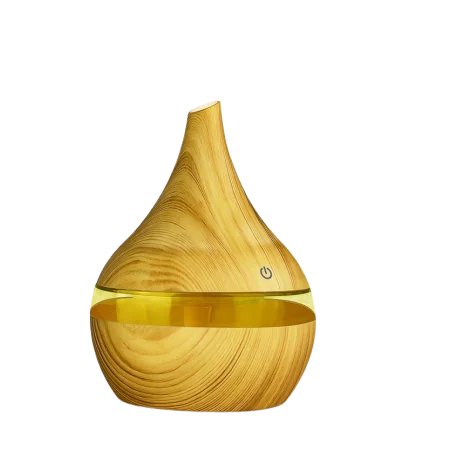 Humidificador Difusor de Aromas 7 LED 300 Madera