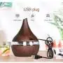 Humidificador Difusor de Aromas 7 LED 300 Caoba