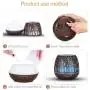 Humidificador Difusor 400ml Árbol Oscuro