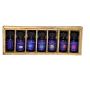 Set de Aceites 7 Chakras Caja de Madera