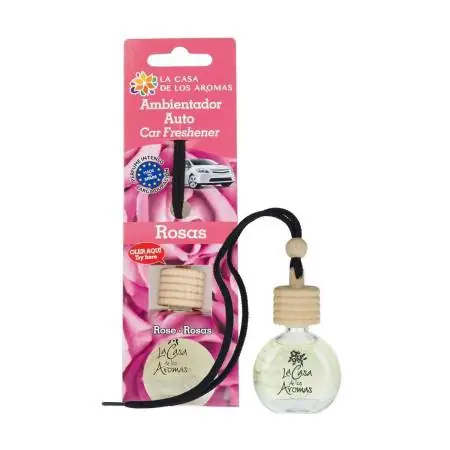 Ambientador Colgador Auto Rosas