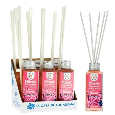 Pack 6 Ambientador Mikado Rosas 100ml