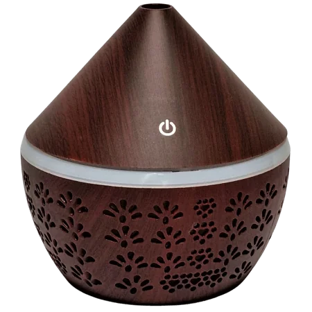 Humidificador USB 300ml Pétalos Oscuro + Esencia