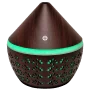 Humidificador USB 300ml Pétalos Oscuro + Esencia