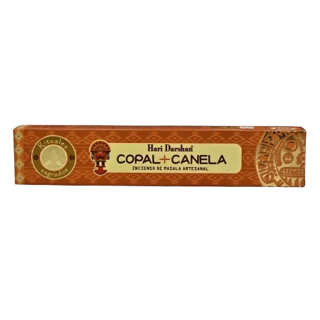 Incienso Natural Copal Canela - Hari Darshan