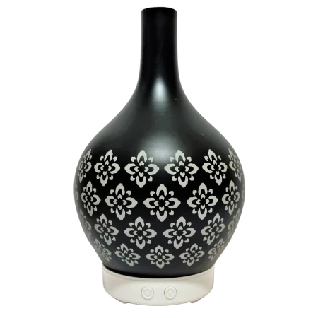 Humidificador de vidrio negro Punta Flores