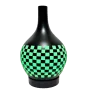 Humidificador de vidrio negro Punta Cuadros