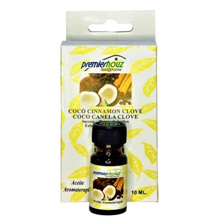 Aceite Aromaterapia Coco, Canela y Clavo - Premier