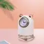 Humidificador Lampara y Reloj 300ml Blanco