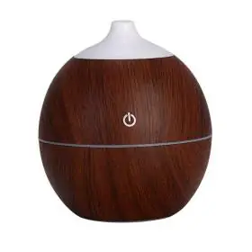 Humidificador con Luz 130 ml Usb Oscuro