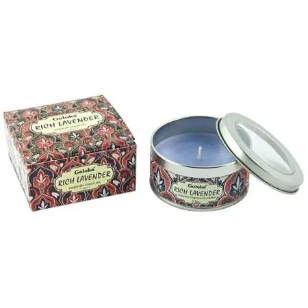 Vela Aromática Lavanda - Goloka
