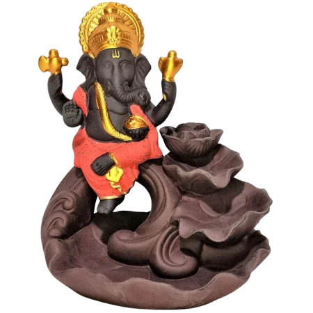 Cascada de Humo Ganesha laal en Loto