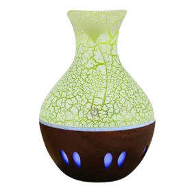 Humidificador Lampara 7 Colores 130ml Caoba Usb