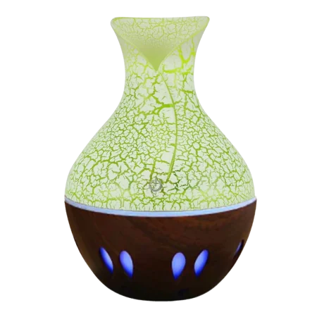 Humidificador Lampara 7 Colores 130ml Caoba Usb