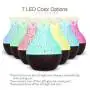 Humidificador Lampara 7 Led 130ml Caoba usb