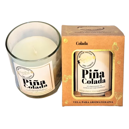 Vela Aromaterapia Piña Colada