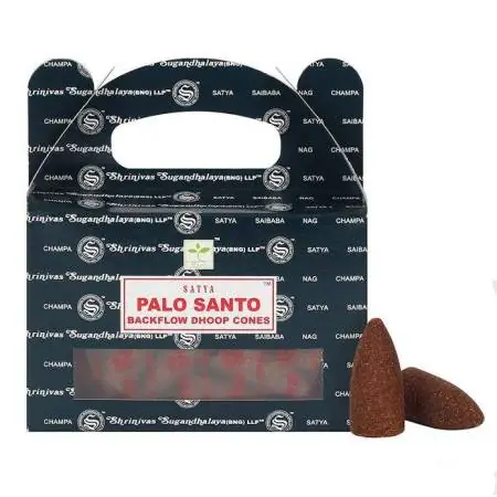 Conos de Incienso Cascada Palo Santo - Satya