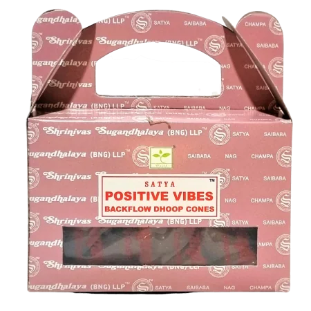 Conos de Incienso Cascada Positive Vibes - Satya