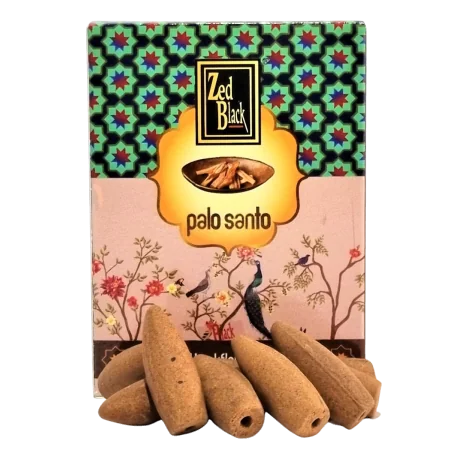 Conos de incienso Para Cascada Palo Santo - Zed Black