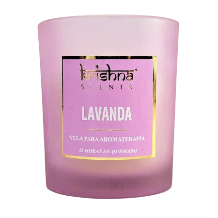 Vela Aromaterapia Lavanda 18hrs - Krishna