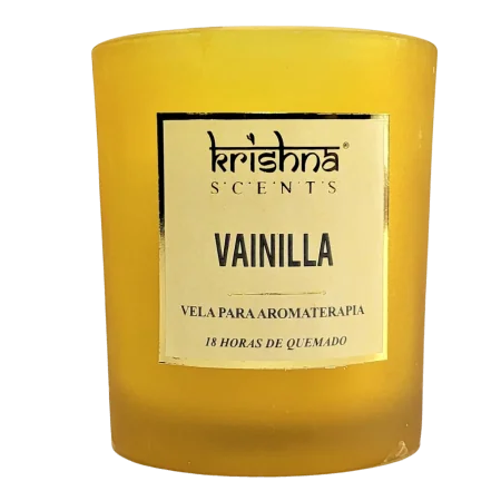 Vela Aromaterapia Vainilla 18hrs - Krishna