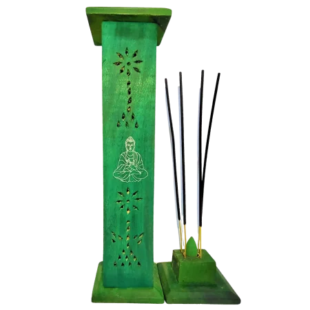Torre porta incienso Verde + incienso HEM