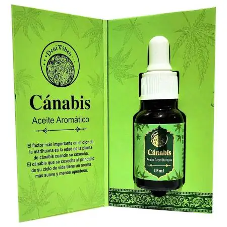 Aceite Aromaterapia Cannabis - Desi Vibes