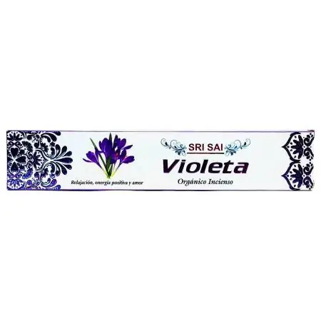 Incienso orgánico Violeta