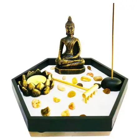 Jardín Zen Hexágono de Buda