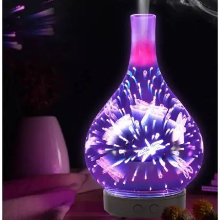 Humidificador Vidrio 3d Libélula 100ml