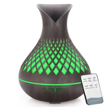 Humidificador 500ml Control Remoto Diseño Dark