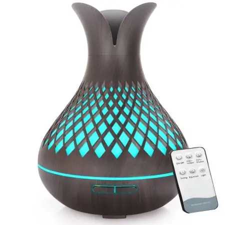 Humidificador 500ml Control Remoto Diseño Punta Dark