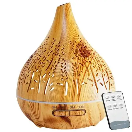 Humidificador Difusor 400ml Control Remoto Light
