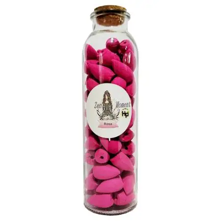 Conos de Incienso Cascada Botella Rosa 75un.