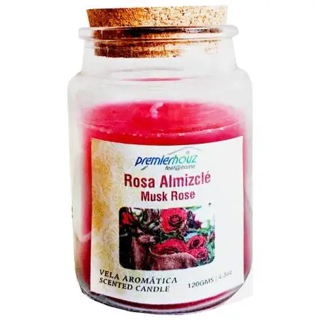 Vela Aromática Rosa Almizclé 120gr