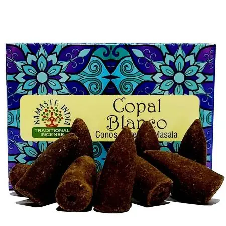 Conos de Incienso Cascada Copal Blanco - Namaste