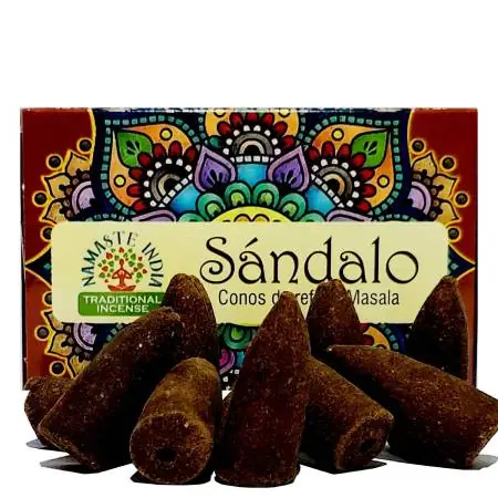 Conos de Incienso Cascada Sándalo - Namaste