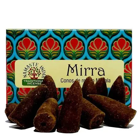 Conos de Incienso Cascada Mirra - Namaste