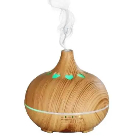 Humidificador Difusor 150ml Corazones Claro