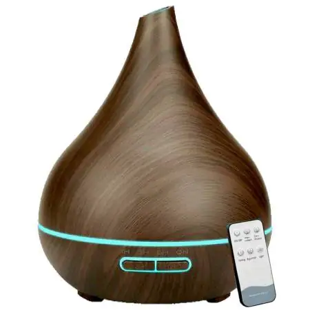 Humidificador Difusor Ultrasónico 400ML Caoba