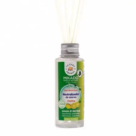 Ambientador Mikado Neutraliza Olor Cocina 100ml Limon & Herbal