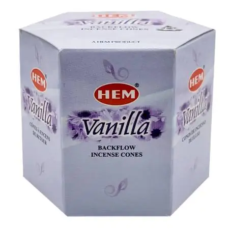 Conos de Incienso para Cascada Vainilla 40 unidades - HEM
