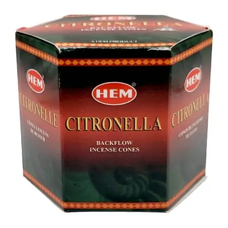 Conos de Incienso para Cascada Citronella 40 unidades - HEM