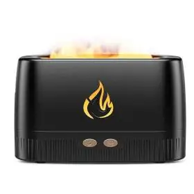 Humidificador Flame Black 200ml USB
