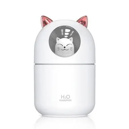 Humidificador Gato 300ml Blanco