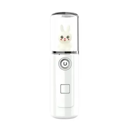 Mini Rociador de Niebla Nano Portátil de 30ml Blanco - Vaporizador Facial Hidratante