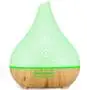 Humidificador Lampara Tipo Volcán Madera 400 ml