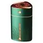 Humidificador Ultrasónico de 1000ml 7 Colores LED - Verde y Dorado